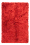 Shaggy Tapijt 140x200cm - Shaggy Teppich - Rechthoekig / Rood / 140 x 200 cm Rechthoekig