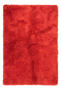 Hoogpolig tapijt - 200 x 140 cm - rood