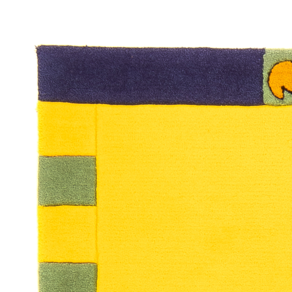 Modern tapijt - 160 x 90 cm - geel