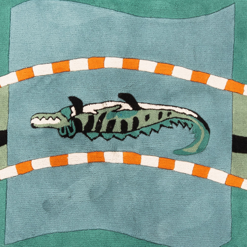 Kindertapijt rond  - 200 x 200 cm - blauw