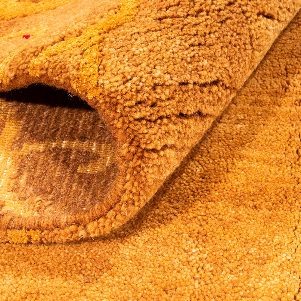 Nepal tapijt vierkant  - 207 x 199 cm - roest