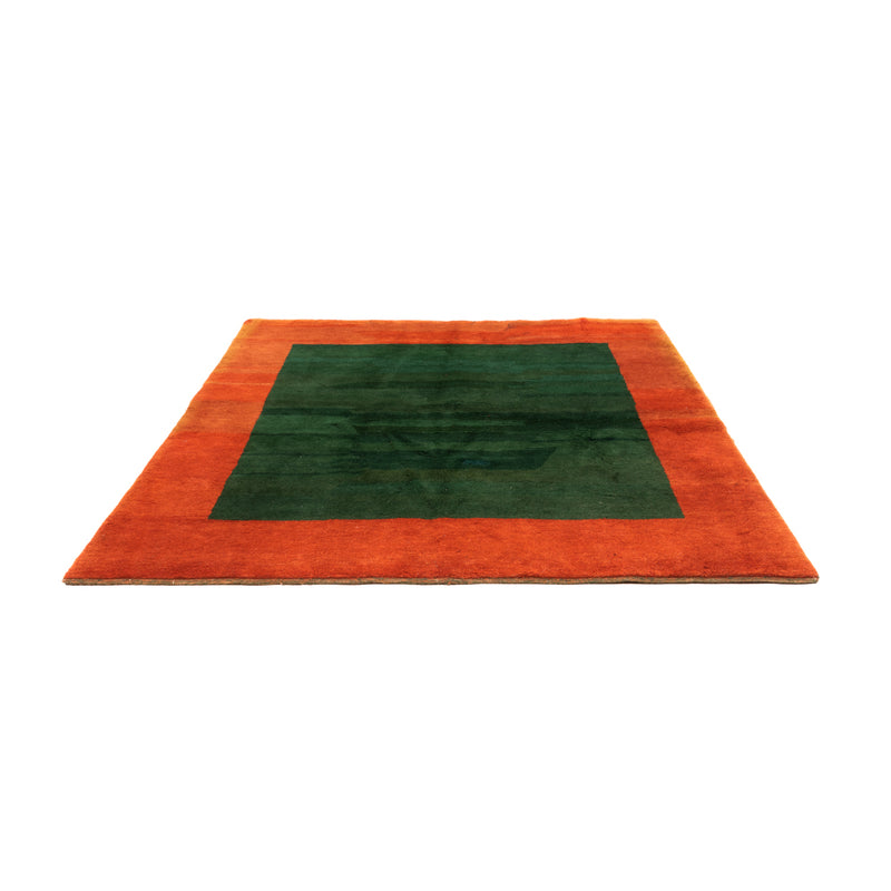 Gabbeh tapijt - Indus vierkant  - 205 x 196 cm - groen