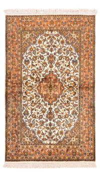 Zijden tapijt - Kashmir Silk - 149 x 95 cm - beige