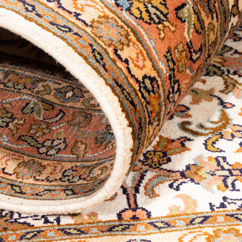 Zijden tapijt - Kashmir Silk - 149 x 95 cm - beige