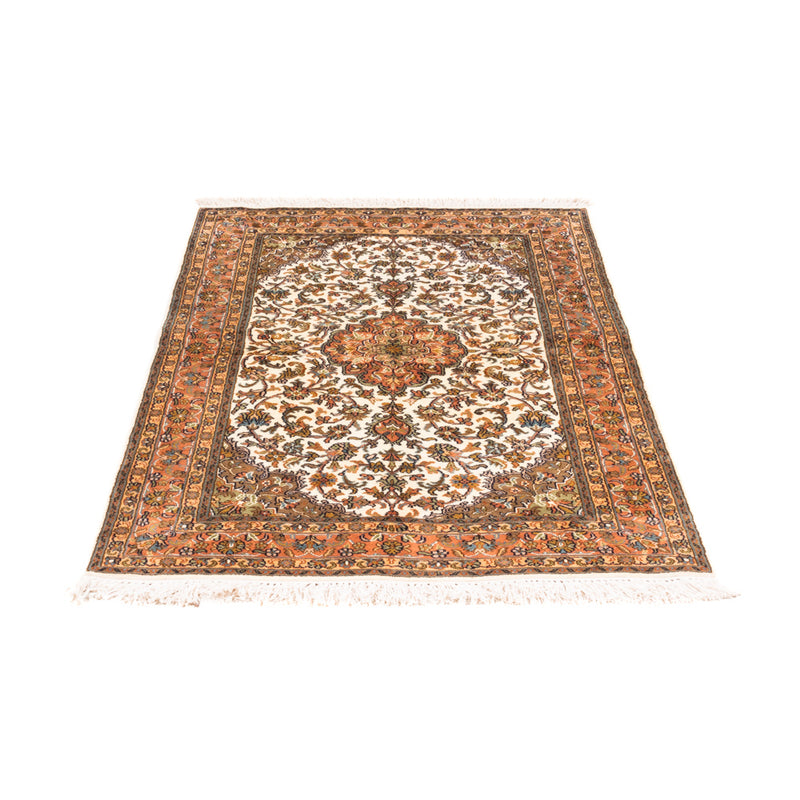 Zijden tapijt - Kashmir Silk - 149 x 95 cm - beige