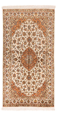 Zijden tapijt - Kashmir Silk - 168 x 95 cm - beige