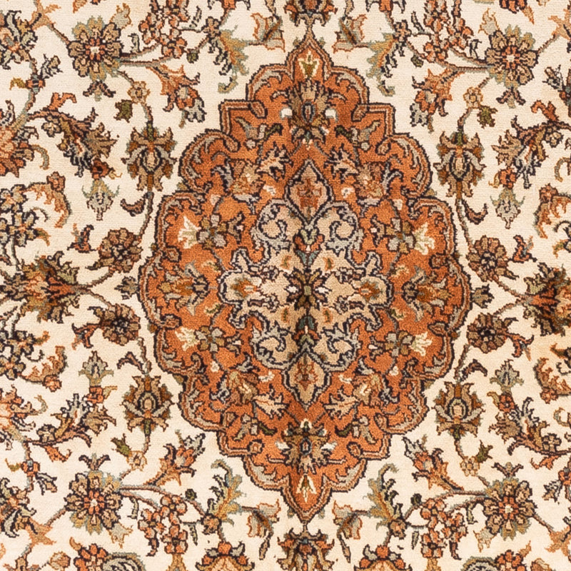 Zijden tapijt - Kashmir Silk - 168 x 95 cm - beige