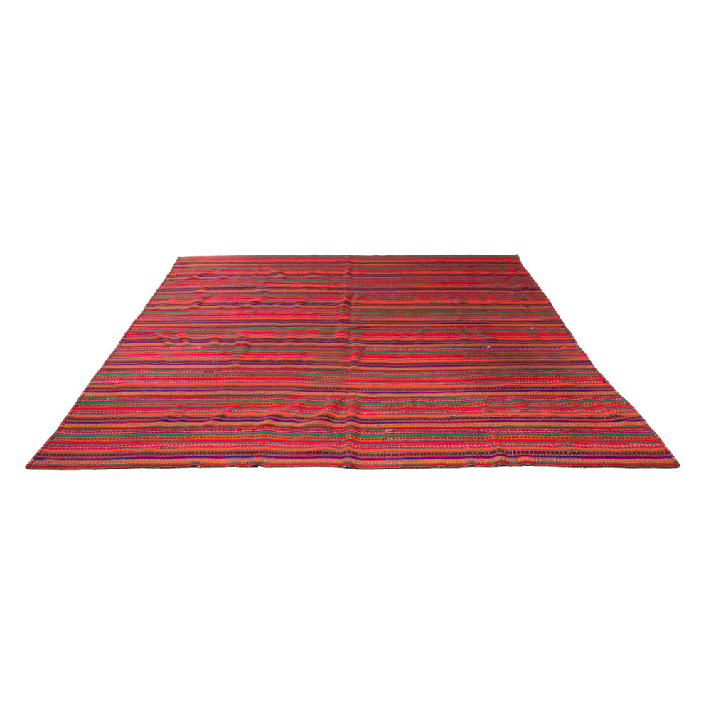 Kelim tapijt - Oud vierkant  - 240 x 238 cm - rood