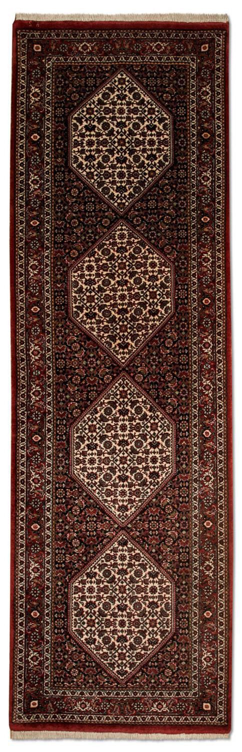 Loper Perzisch tapijt - Bijar - Koninklijk - 246 x 77 cm - blauw