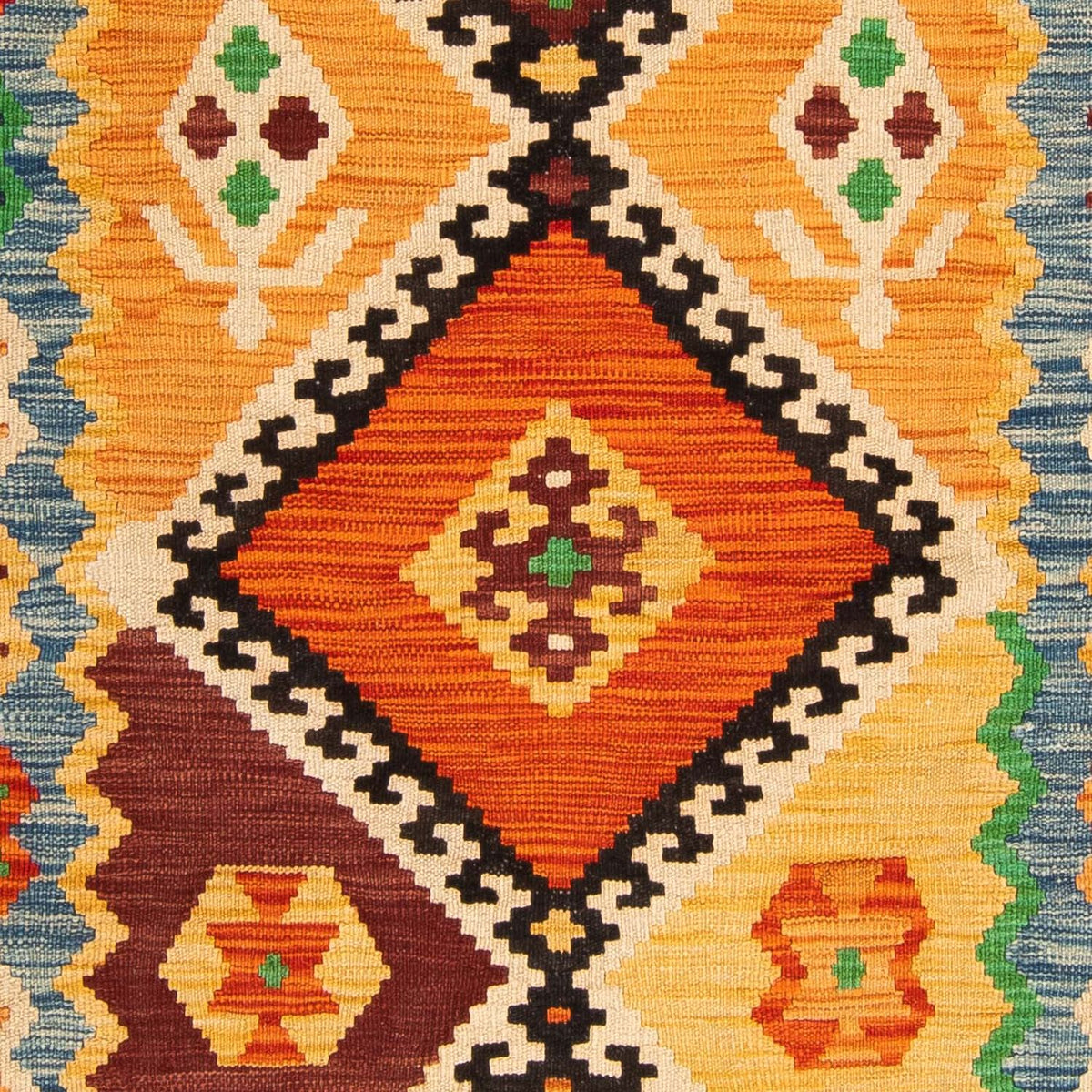 Kelim tapijt - Splash - 178 x 127 cm - veelkleurig