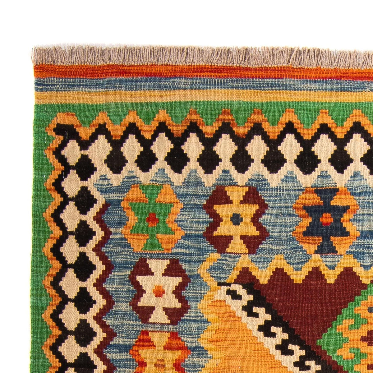 Kelim tapijt - Splash - 178 x 127 cm - veelkleurig