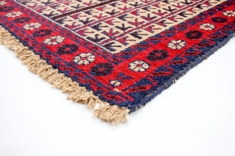 Baluch tapijt - 130 x 75 cm - beige