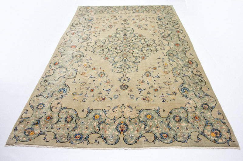 Perzisch tapijt - Keshan - 420 x 290 cm - beige