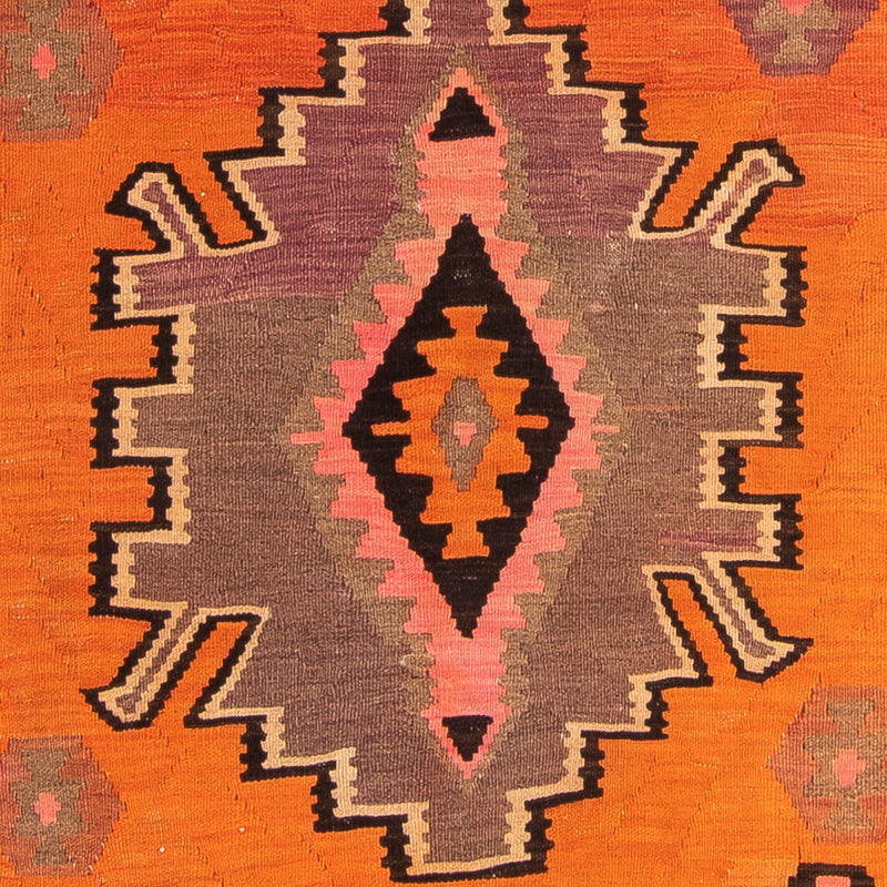 Loper Kelim tapijt - Oud - 265 x 135 cm - veelkleurig