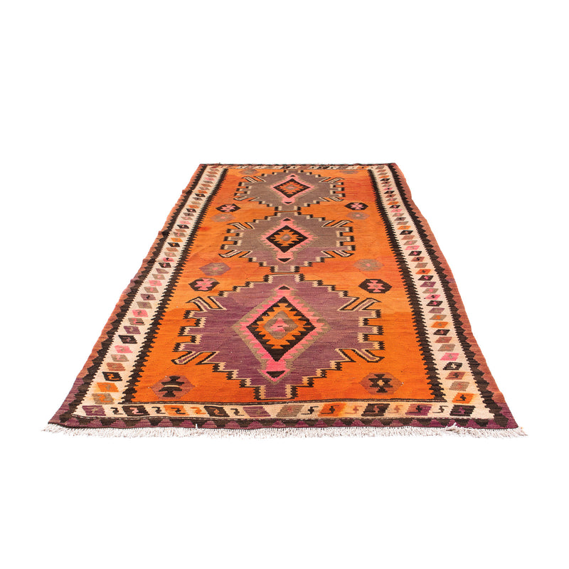 Loper Kelim tapijt - Oud - 265 x 135 cm - veelkleurig