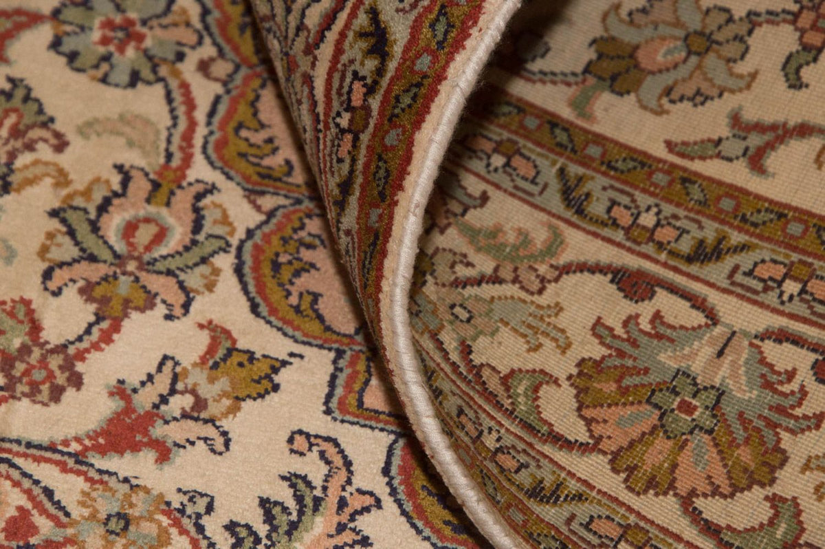 Zijden tapijt - Kashmir Silk - 164 x 94 cm - beige