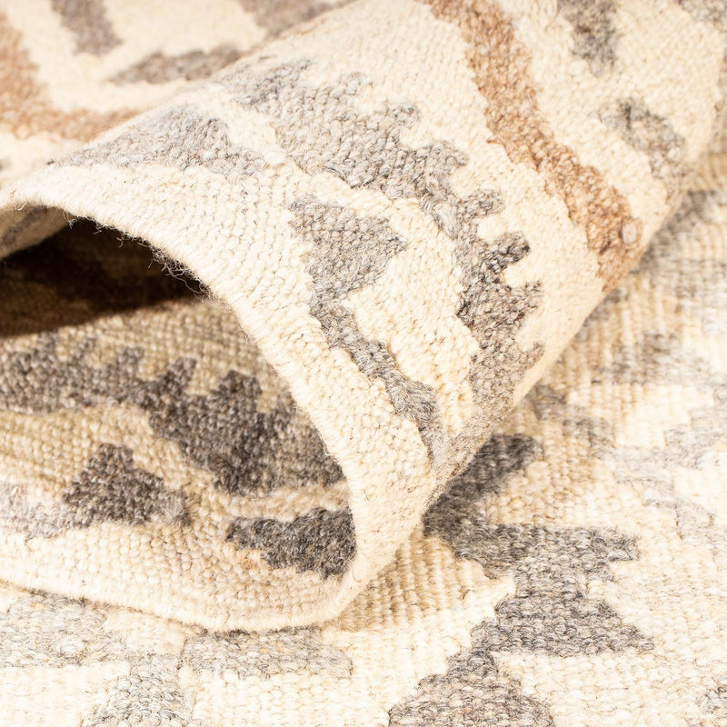 Kelim tapijt - Splash - 203 x 121 cm - beige