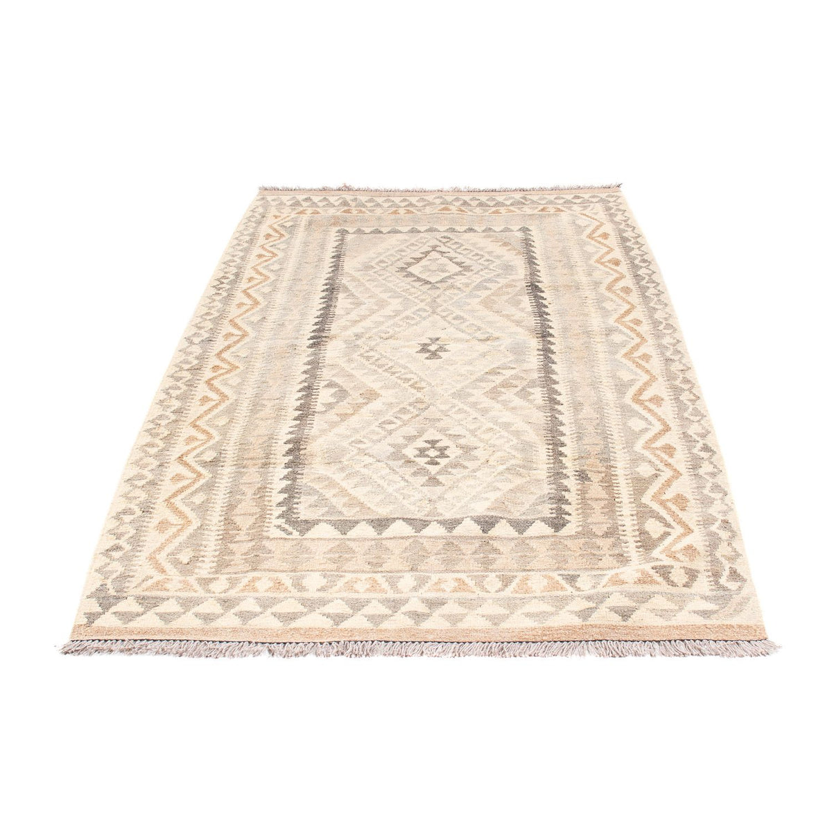 Kelim tapijt - Splash - 203 x 121 cm - beige