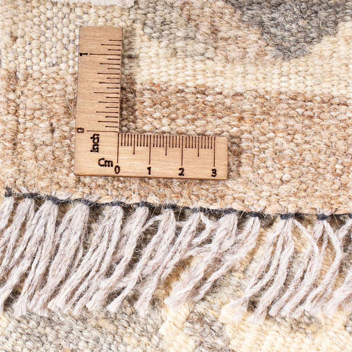 Kelim tapijt - Splash - 203 x 121 cm - beige