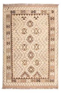 Kelim tapijt - Splash - 175 x 127 cm - beige