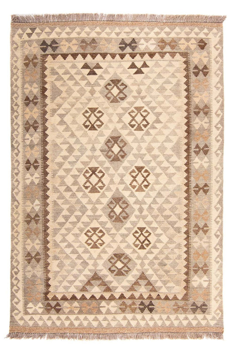 Kelim tapijt - Splash - 175 x 127 cm - beige