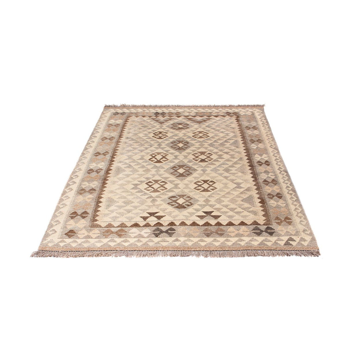 Kelim tapijt - Splash - 175 x 127 cm - beige