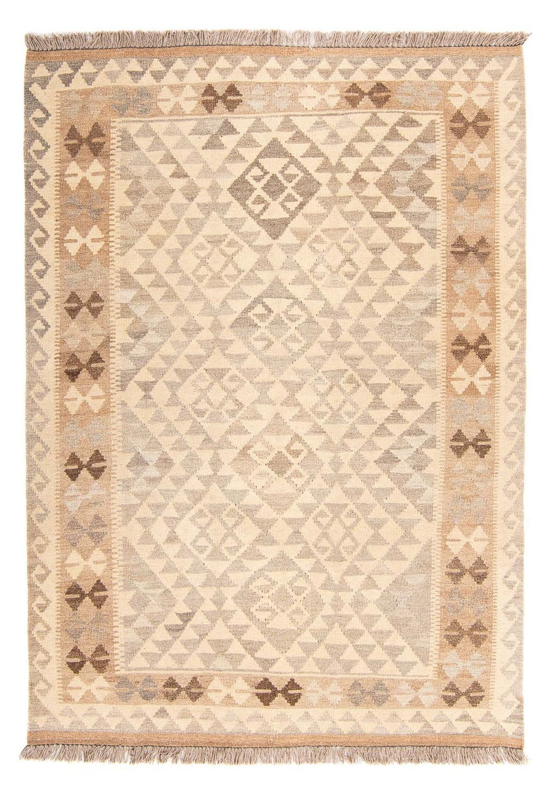 Kelim tapijt - Splash - 173 x 125 cm - beige