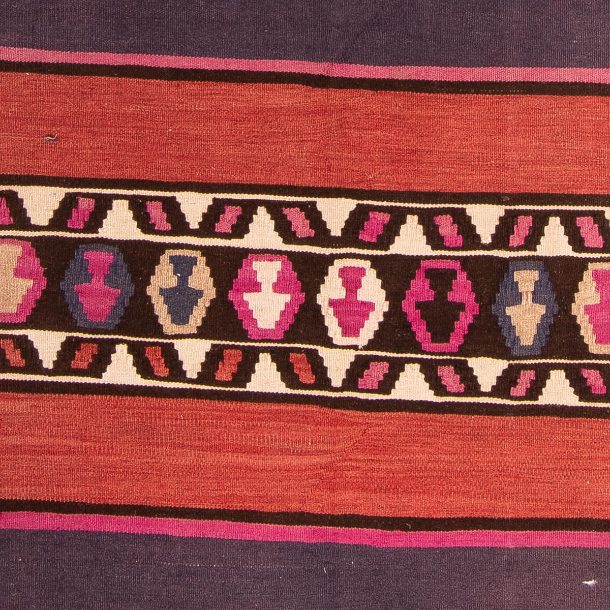 Loper Kelim tapijt - Oud - 380 x 140 cm - veelkleurig