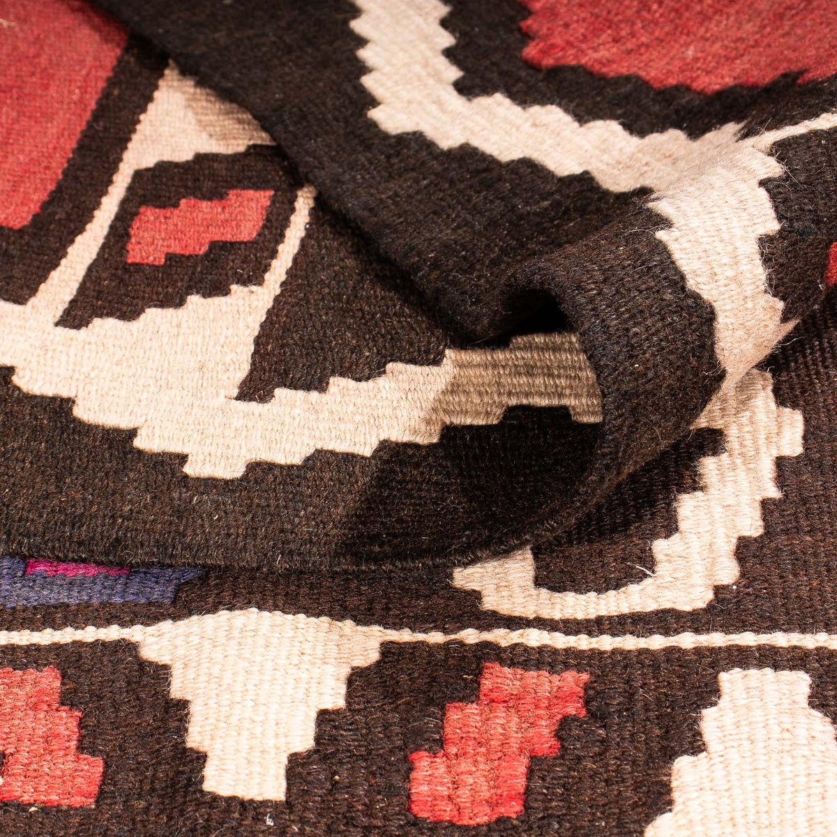 Loper Kelim tapijt - Oud - 380 x 140 cm - veelkleurig