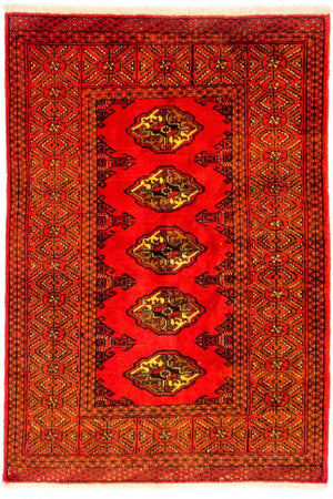 Turkaman tapijt - 146 x 103 cm - rood