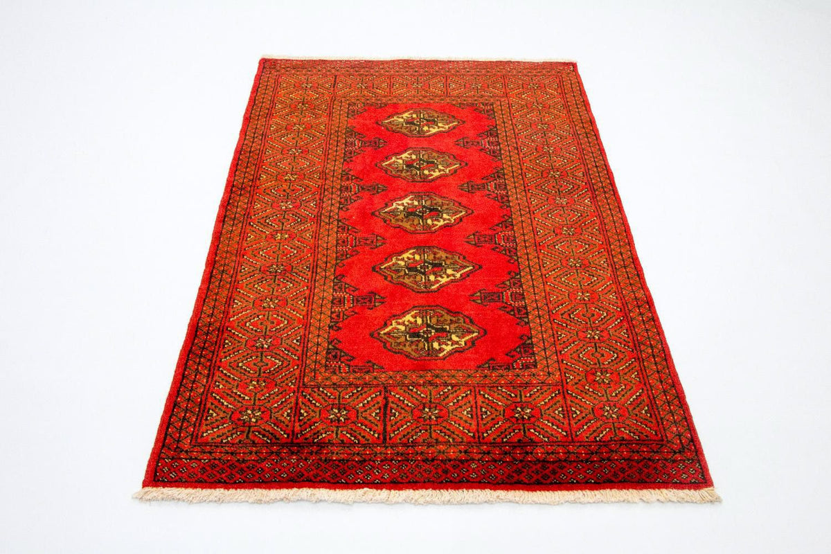 Turkaman tapijt - 146 x 103 cm - rood