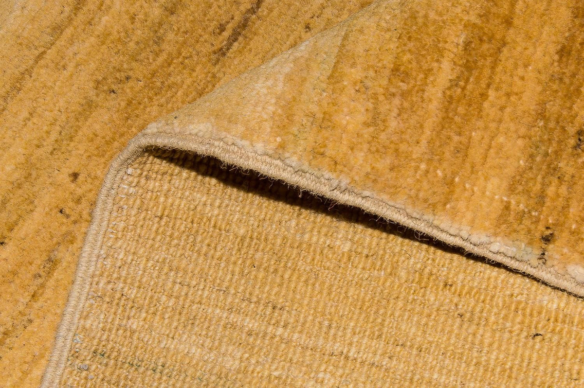 Loper Ziegler tapijt - Modern - 387 x 92 cm - geel