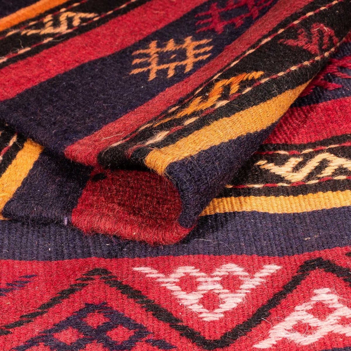 Kelim tapijt - Oud - 210 x 140 cm - veelkleurig