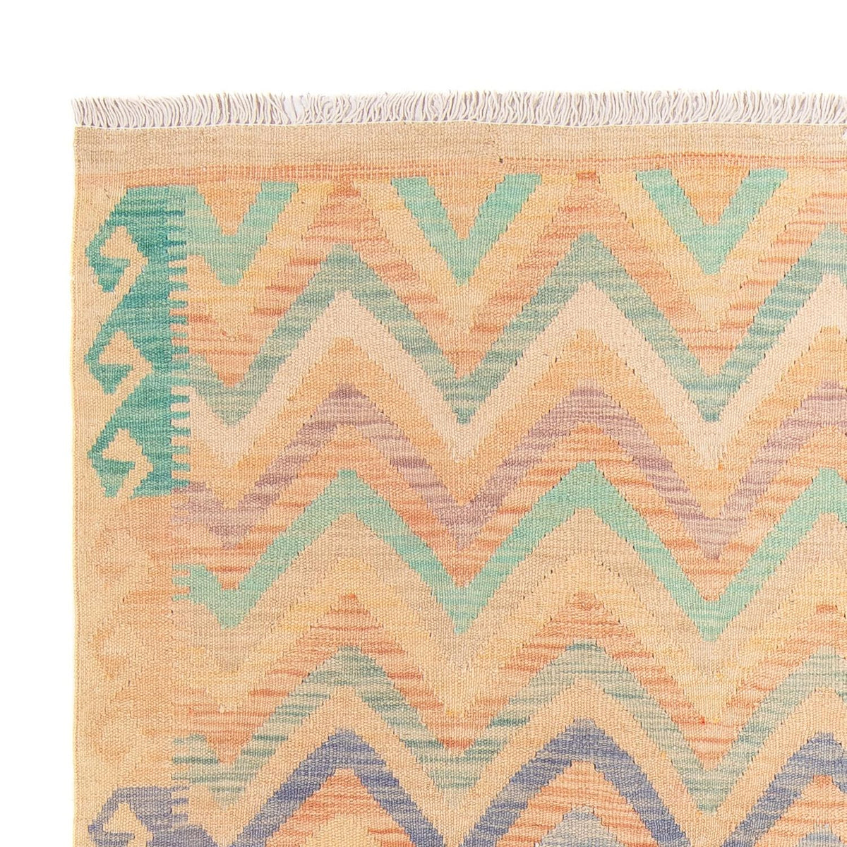 Kelim tapijt - Splash - 203 x 152 cm - veelkleurig