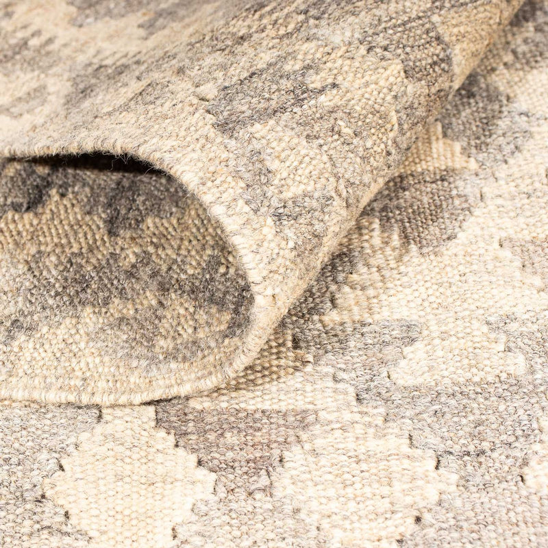 Kelim tapijt - Splash - 210 x 154 cm - beige