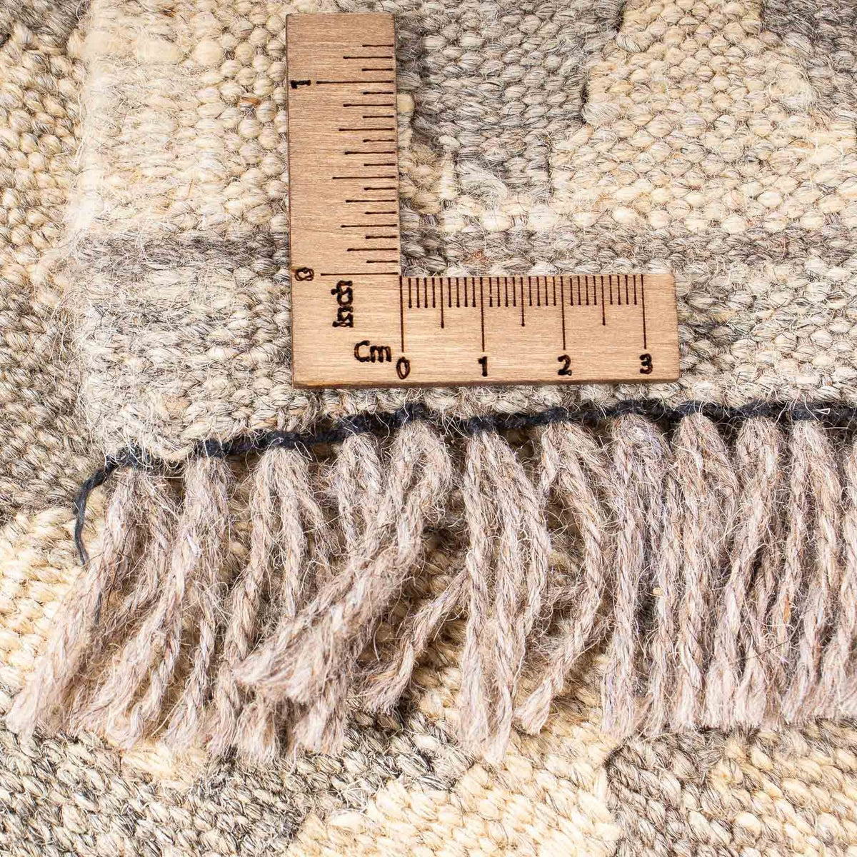 Kelim tapijt - Splash - 210 x 154 cm - beige