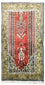 Zijden tapijt - Kayseri - 137 x 77 cm - rood