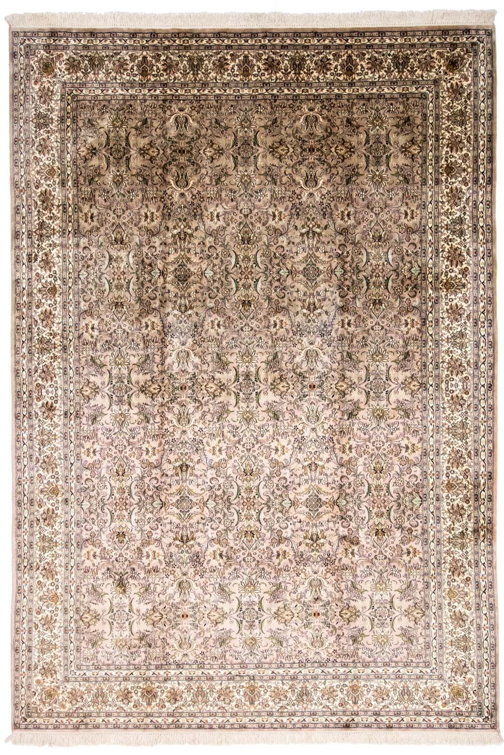 Zijden tapijt - Kashmir Silk - 308 x 204 cm - beige