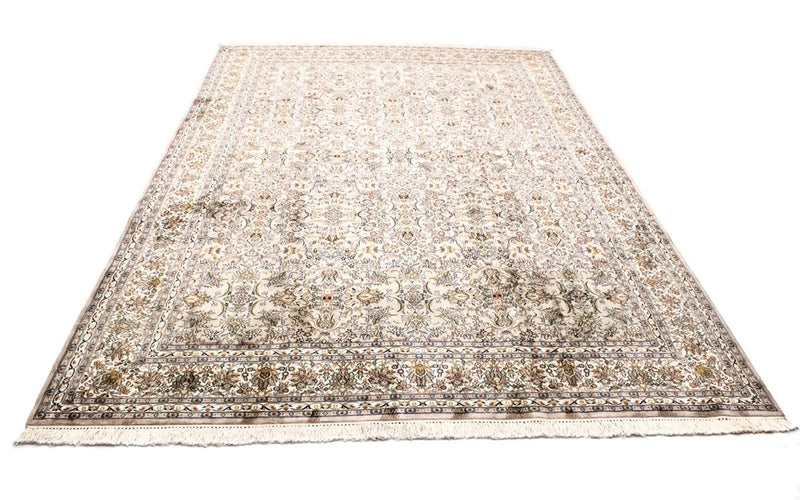 Zijden tapijt - Kashmir Silk - 308 x 204 cm - beige