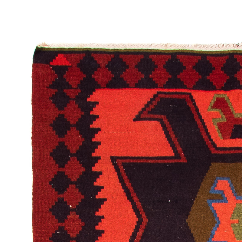 Loper Kelim tapijt - Oud - 335 x 150 cm - veelkleurig