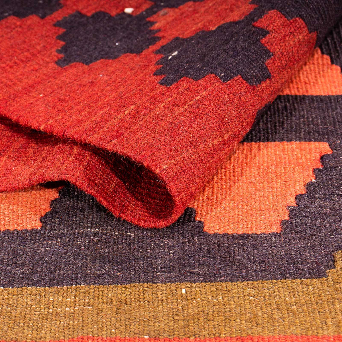 Loper Kelim tapijt - Oud - 335 x 150 cm - veelkleurig