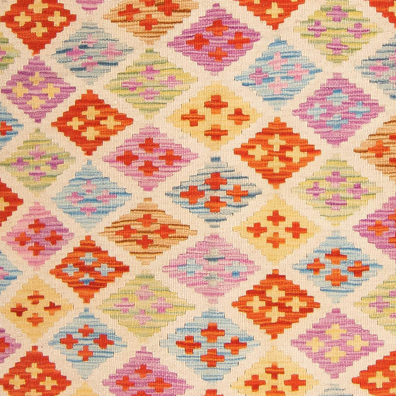 Kelim tapijt - Splash - 168 x 125 cm - veelkleurig