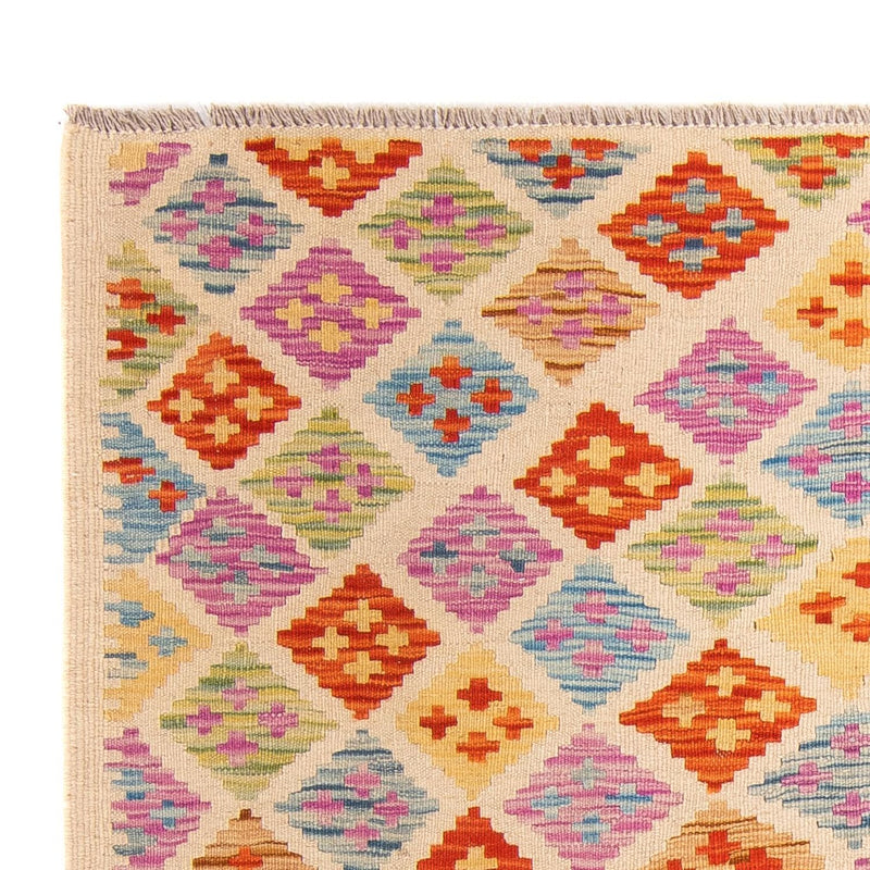 Kelim tapijt - Splash - 168 x 125 cm - veelkleurig