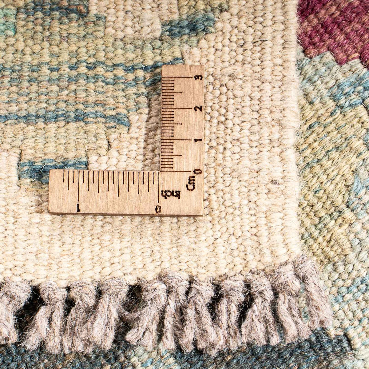 Kelim tapijt - Splash - 204 x 154 cm - veelkleurig