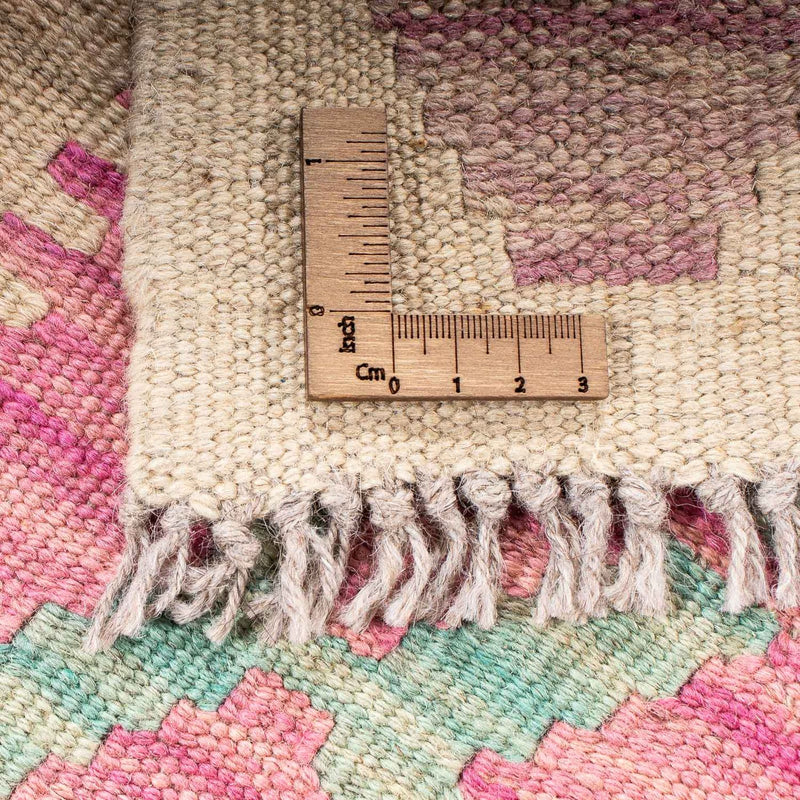 Kelim tapijt - Splash - 175 x 130 cm - roze