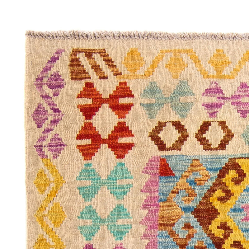 Kelim tapijt - Splash - 146 x 100 cm - veelkleurig