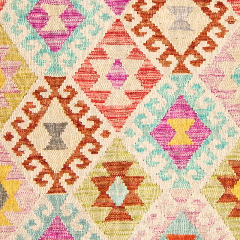 Kelim tapijt - Splash - 178 x 123 cm - veelkleurig