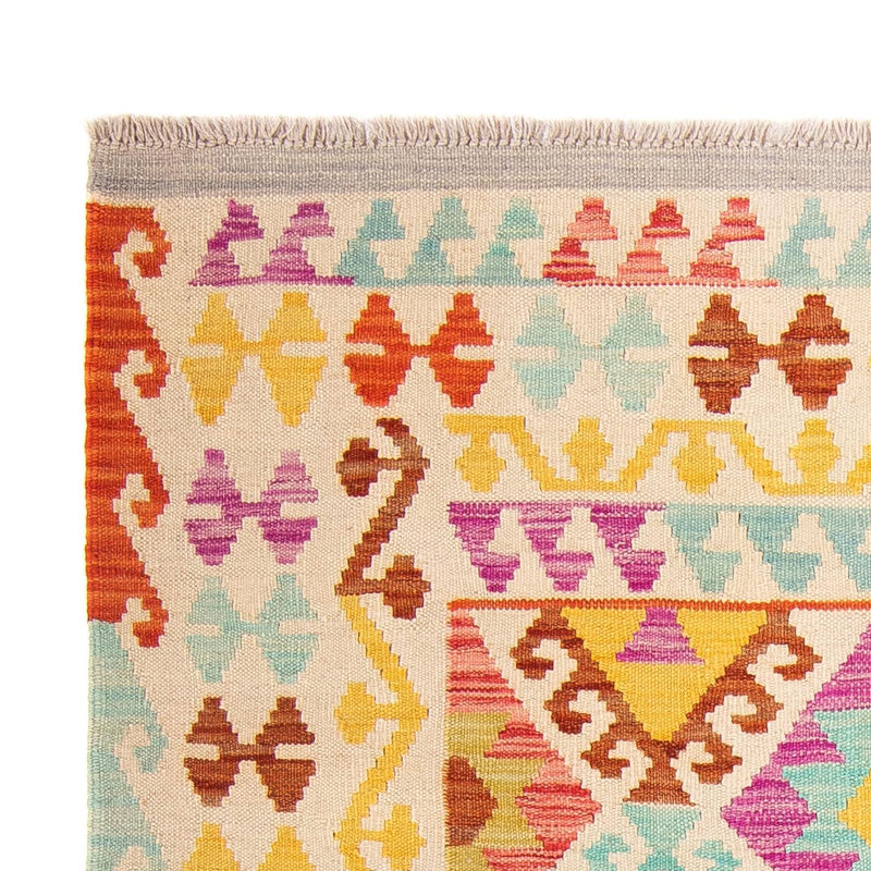 Kelim tapijt - Splash - 178 x 123 cm - veelkleurig