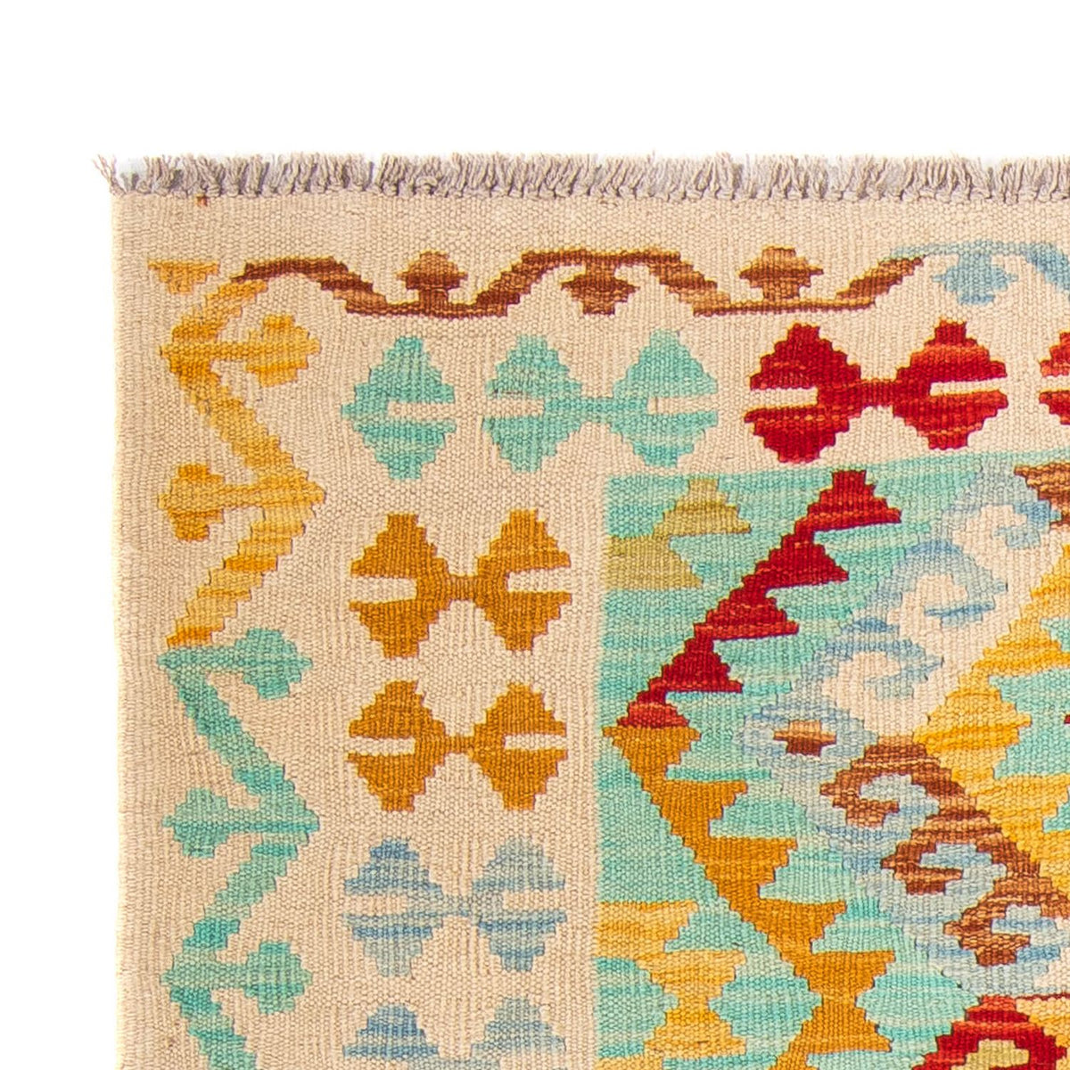 Kelim tapijt - Splash - 152 x 101 cm - veelkleurig
