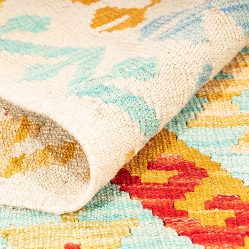 Kelim tapijt - Splash - 152 x 101 cm - veelkleurig